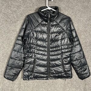 Columbia Jacket Womens Small Black Omni-Heat 650 TurboDown Puffer Coat Warm